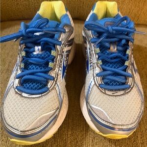 Brooks Blue and Yellow Running Shoes